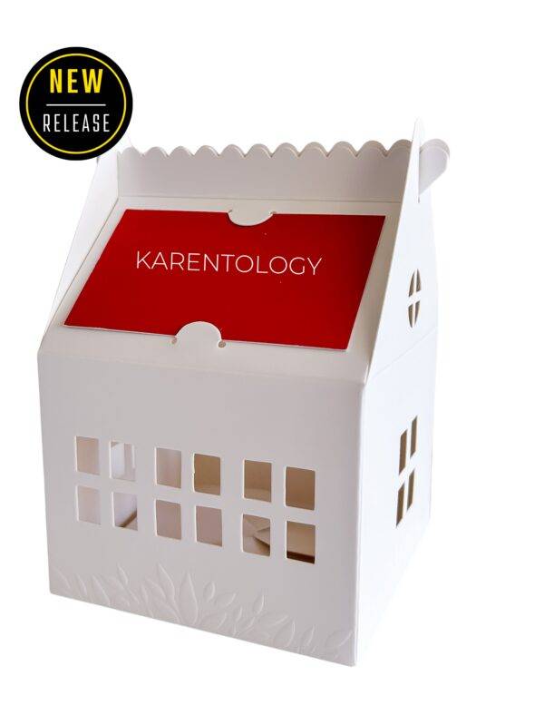 Karentology Cottage House Cookie Box