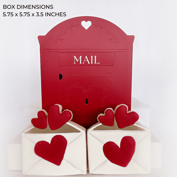 * LIMITED EDITION* Special Delivery Red Mailbox Cookie Boxes with Swing Slot and Perforated Front Opening (20 pack set) - Image 4