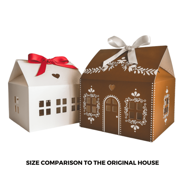 PREORDER * LIMITED EDITION * Holiday Gingerbread House Cookie Packaging with Ribbons (20 pack set) - Image 5