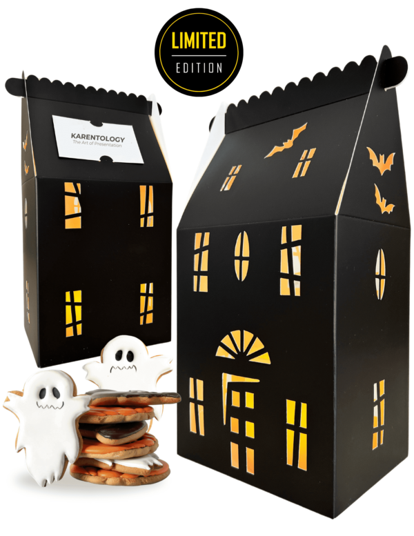 LIMITED EDITION 2025 Halloween Haunted House Cookie Boxes – Spooky, Stylish & Perfect for Gifting! - Image 2