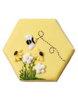 Mini Bee, Daisy and Sunflower Printable Royal Icing Transfer Sheet PDF Download Template