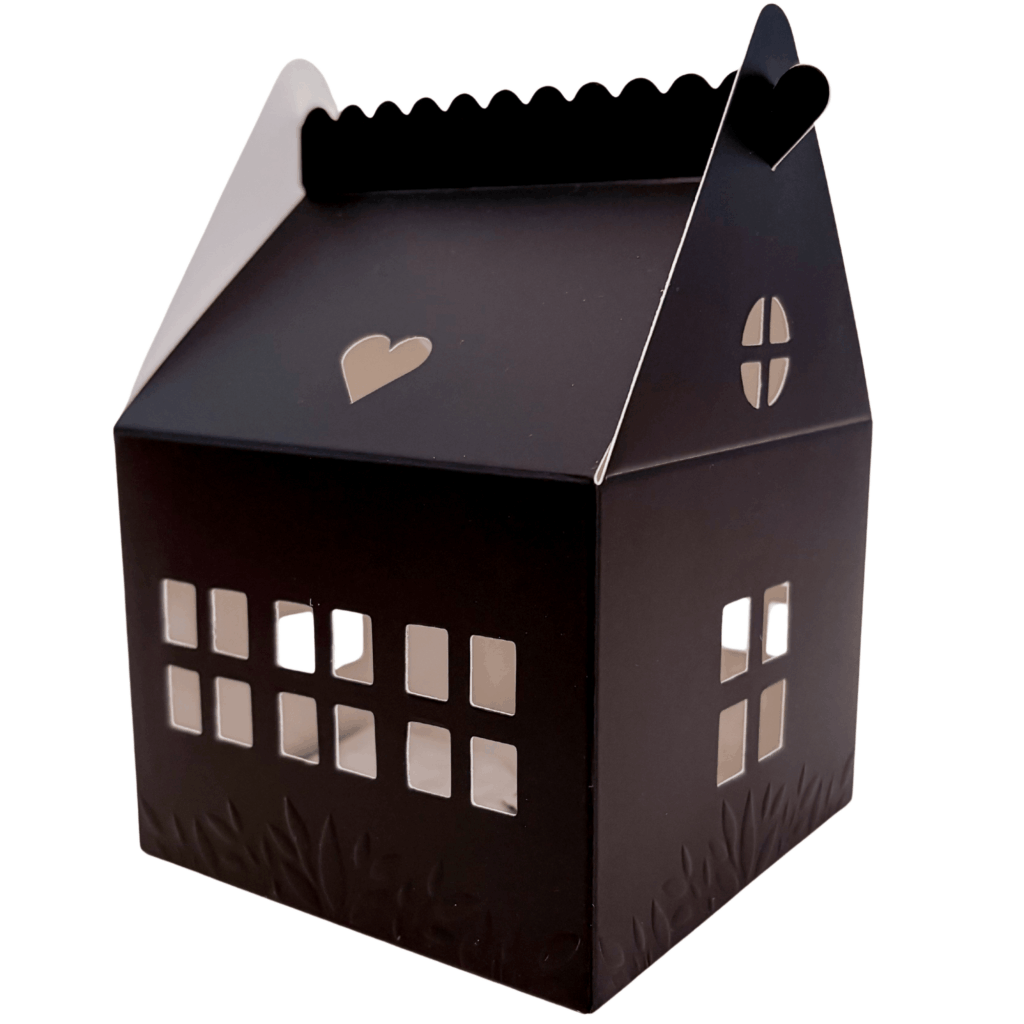 Karentology Small Black Cottage House box