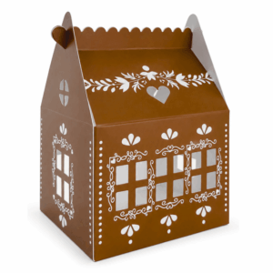 Karentology gingerbread cottage cookie box