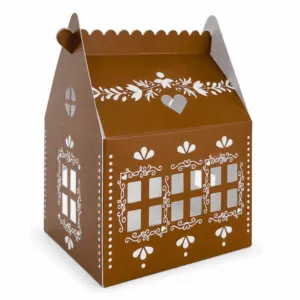 Karentology gingerbread cottage cookie box
